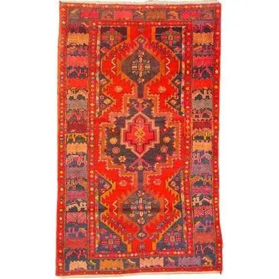 One Of The Kind Persian Hamedan Rug 7'5" x 4'5"
